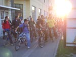 Pe pista pentru biciclişti, partea neocupată veşnic de maşini